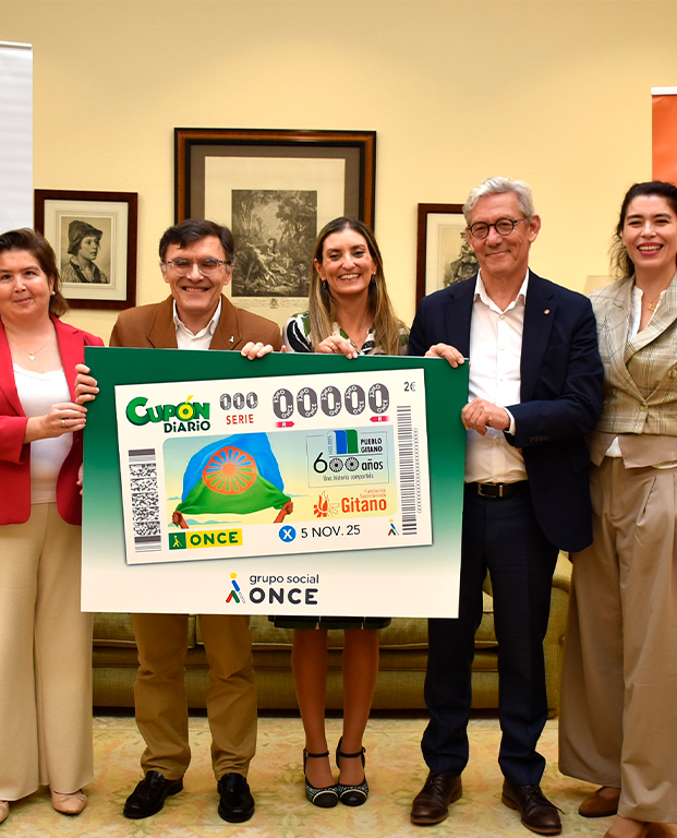 “Una historia compartida” lema del cupón de la ONCE dedicado a los 600 años de la llegada del Pueblo Gitano a España