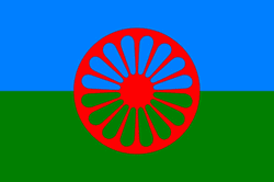 Bandera del pueblo gitano