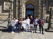 El alumnado del programa Formatate visitan Santiago de Compostela