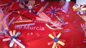  Da de la mujer con alumnos y alumnas en  Murcia