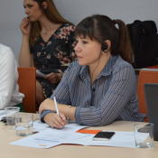 La ministra de empleo de Macedonia, Mila Carovska, visit la Fundacin Secretariado Gitano para estudiar la trasferencia de nuestro programa de empleo Acceder