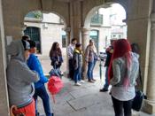 Alumnos del aula Promociona de la FSG Pontevedra realizan una visita guiada Roteiro Castelao para conocer ms de este escritor, pintor y poltico gallego
