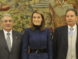 Audiencia de la Princesa de Asturias al Patronato de la Fundacin Secretariado Gitano