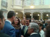 Felipe VI saluda a Mayte Surez