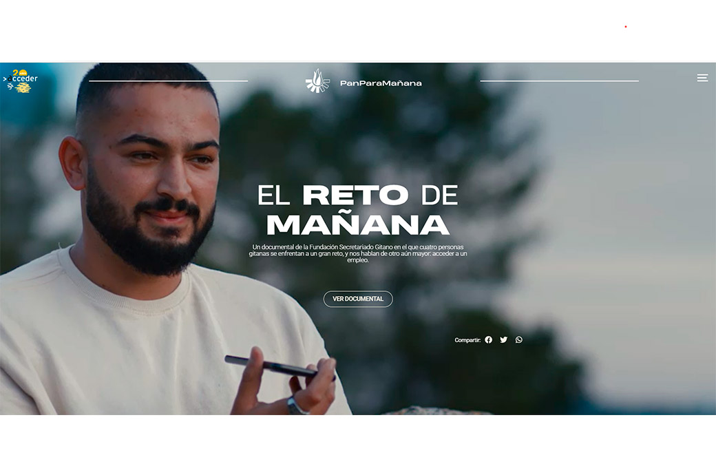 Imagen del microsite de la campaña