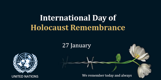 27 January International Day of Commemoration in Memory of the Victims of the Holocaust. “Home and belonging”