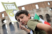Manifestación 8 de junio, Roma. Foto: El Mundo.