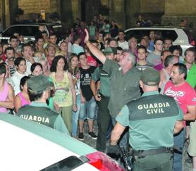 Imagen de una de las concentraciones contra familias gitanas / Foto: Diario Jan