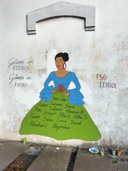 Arte urbano, cultura y música en las Meninas de Canido (Ferrol)
