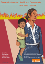 Portada del estudio Discrimination and the Roma Community. FSG Annual Report FSG