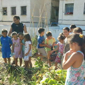 La visita al huerto fue todo un xito