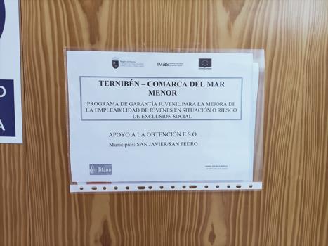 Apoyo obtención del título de la ESO dentro del Programa Ternibén de FSG Murcia en  San Pedro del Pinatar y San Javier