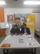 Firma de convenio de colaboracin entre Iman Temporing y Fundacin Secretariado Gitano en Castilla-La Mancha