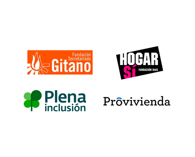 Cuatro ONG estatales lanzan la Alianza por la Vivienda Inclusiva y ponen el foco en el nuevo Plan Estatal de Vivienda
