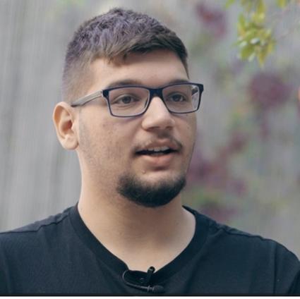 Javier Romero, estudiante universitario
