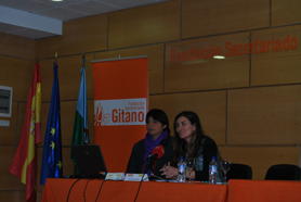 De izda. a dcha. M Carmen Corts y Sara Gimnez