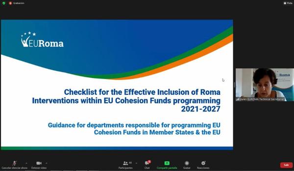 La Red EURoma analiza el nuevo Marco Estratégico Europeo para la Igualdad de la Población Gitana y las oportunidades de los Fondos Europeos para la inclusión de la población gitana