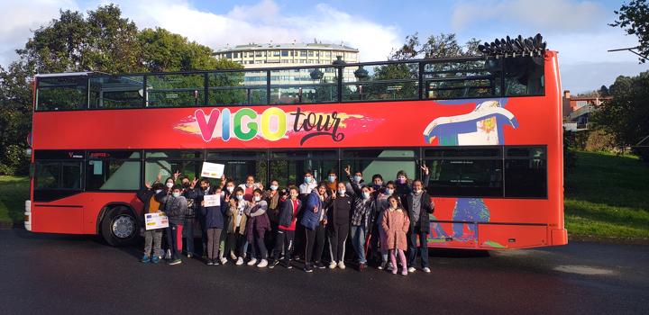 El alumnado Promociona y Promociona- T de FSG Vigo se convierten en turistas de su propia ciudad por un da