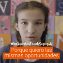 No quiero una escuela segregada