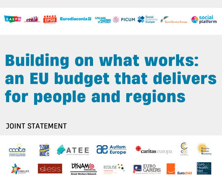 Nos unimos al llamamiento para proteger y reforzar el Fondo Social Europeo (FSE)+