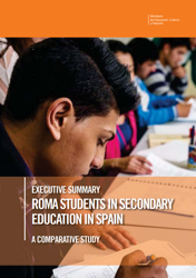 Portada de Executive summary. Roma Students in secondary education in Spain. A comparative study