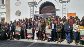 Presentacin de campaa en Asamblea de Extremadura