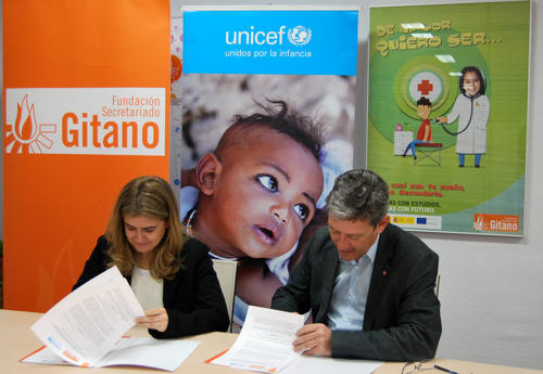 La Fundación Secretariado Gitano y UNICEF España firman un acuerdo que ...