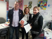 Visita de Ciudadanos a la FSG en Pontevedra