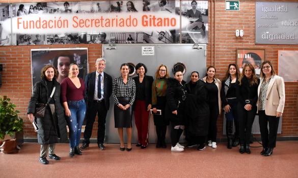 La directora general de Justicia y Consumo de la Comisión Europea, Ana Gallego, visita proyectos centrados en las mujeres gitanas en España
