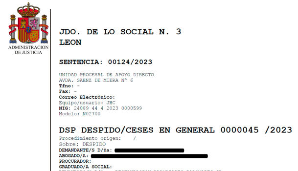Labor court in Len (Spain) rules a redundancy invalid due to antigypsyism discrimination