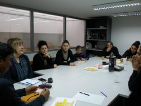 Reunin grupo de mujeres