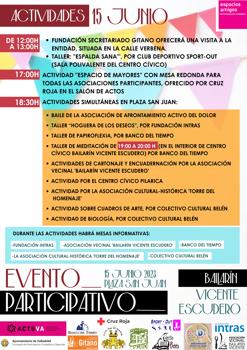 Actividades 15 de junio en Valladolid