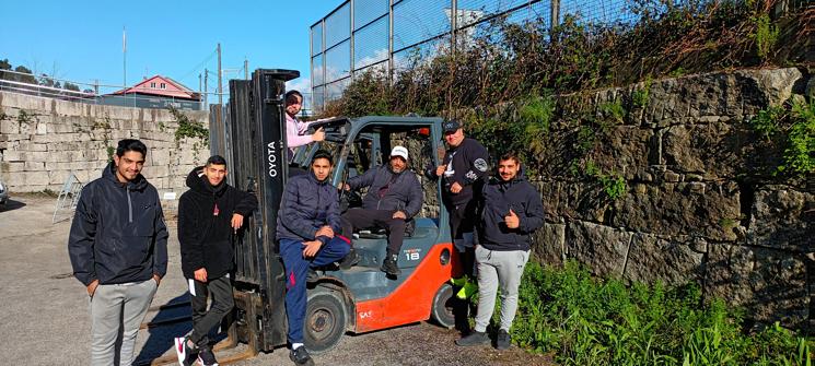 Curso de operario de carretilla elevadora en FSG Pontevedra