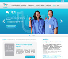 Uzipen está especializado en reforma y mantenimiento de edificios, limpieza y servicios auxiliares. Su nueva web: www.uzipen.es
