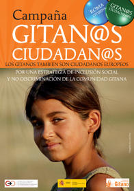 Cartel de la campaña Gitanos=Ciudadanos