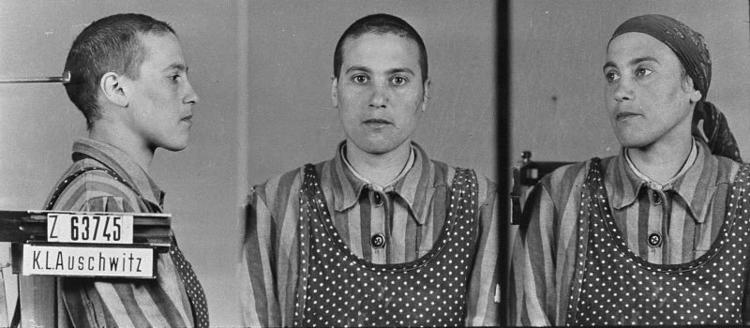 Ficha de mujer gitana en Auschwitz