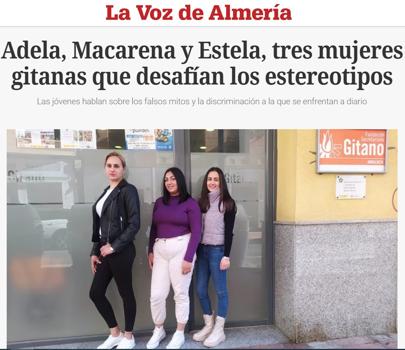 FSG Almería muestra en el periódico La Voz de Almería la realidad actual de la mujer gitana y su discriminación interseccional