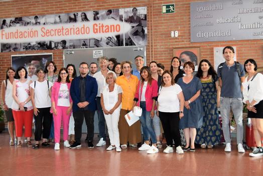 Representantes de localidades y regiones italianas visitan la FSG interesados por las polticas sociales espaolas para la inclusin de la comunidad gitana 