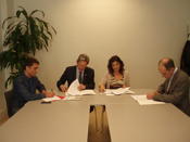 Gobierno de Navarra y FSG firman el convenio de colaboracin para  la insercin educativa y sociolaboral de la poblacin gitana