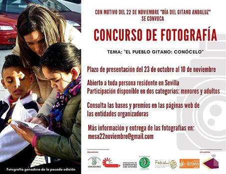 La Fundación Secretariado Gitano en Sevilla participa en un concurso de fotografía con el título 
