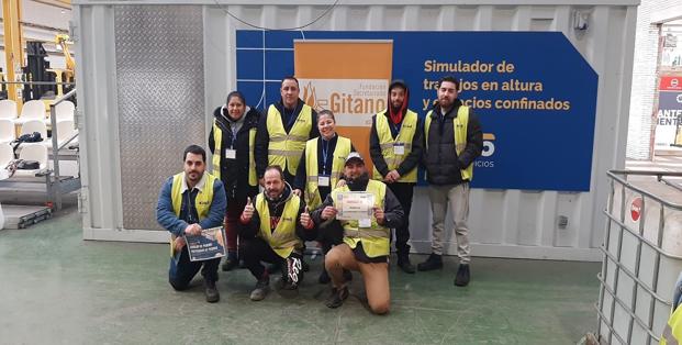 Clausura del curso de Auxiliar de Picking en FSG Mieres