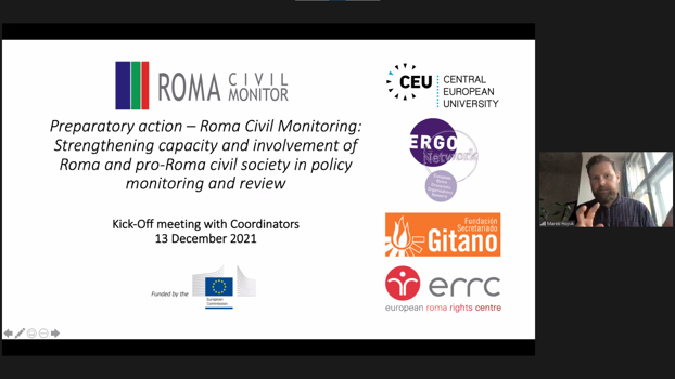 First meeting of the national coordinators selected for the implementation of the new Roma Civil Monitor project