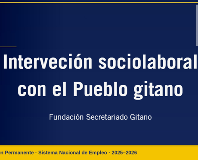 Colaboramos con el SEPE para formar a profesionales en la atenci�n espec�fica a la poblaci�n gitana