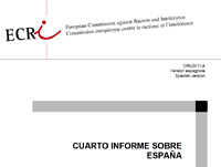 ECRI's 4th report on Spain highlights significant progress in the fight against discrimination