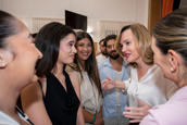 Charla entre jvenes y ministra de Educacin