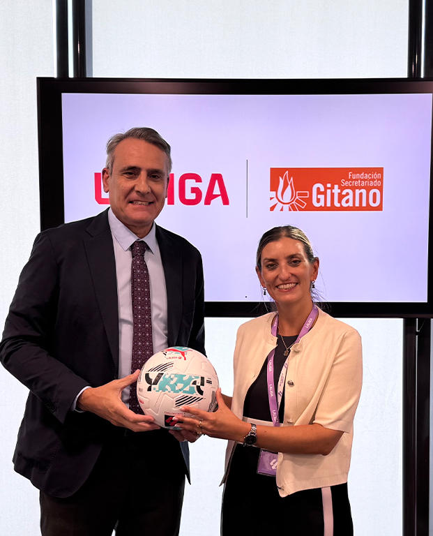 Firmamos un convenio de colaboracin con LALIGA para prevenir y erradicar los discursos de odio y el acoso en todas sus formas