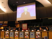 Presentación del libro en el Parlamento Europeo.