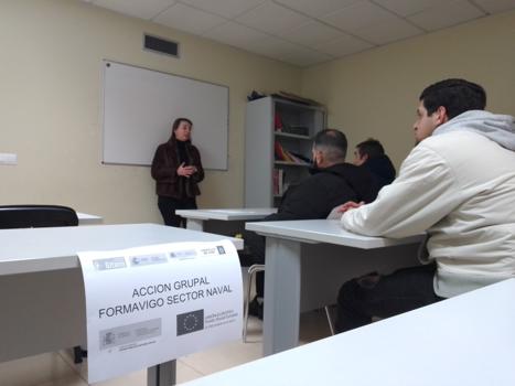 Desde FSG Vigo desarrollamos una acción grupal con FormaVigo sobre sector naval