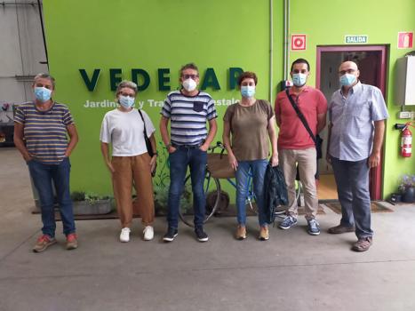 El grupo municipal de Ciudadanos se interesan por el trabajo de la empresa de insercin Vedelar y la Escuela de Selvicultura 