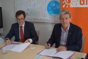 Firma del convenio entre Fundación Vinci y Fundación Secretariado Gitano